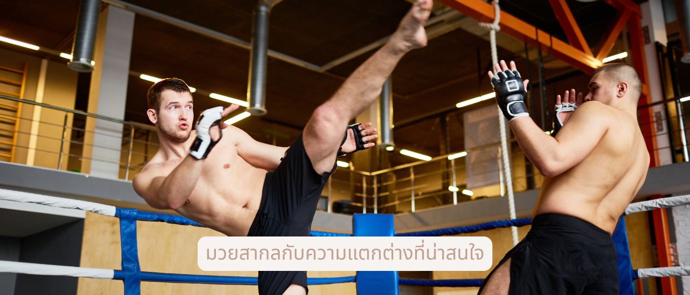 มวยสากลกับความแตกต่างที่น่าสนใจ